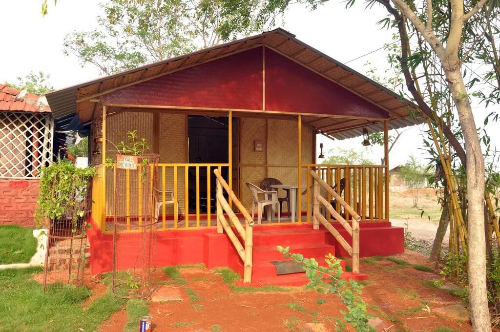 bamboo house