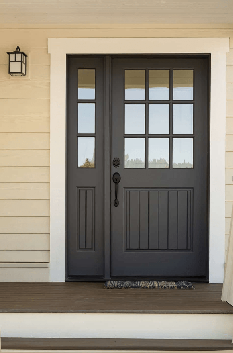 9 Popular Front Door Colors for Yellow House