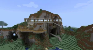 Minecraft Mountain House: An Easy Step By Step Detailed Build Tutorial