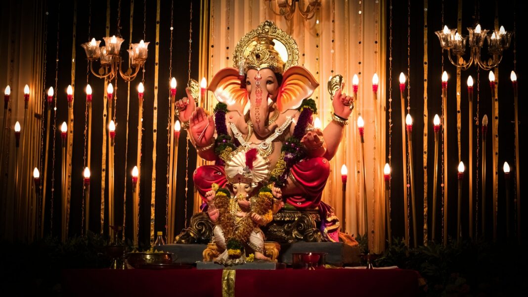 Ganpati Decoration at Home